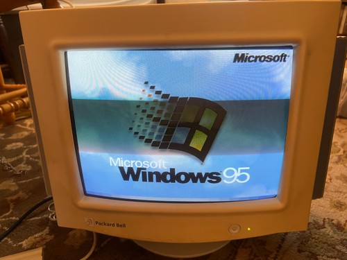 Vintage packard bell - 1010, crt
